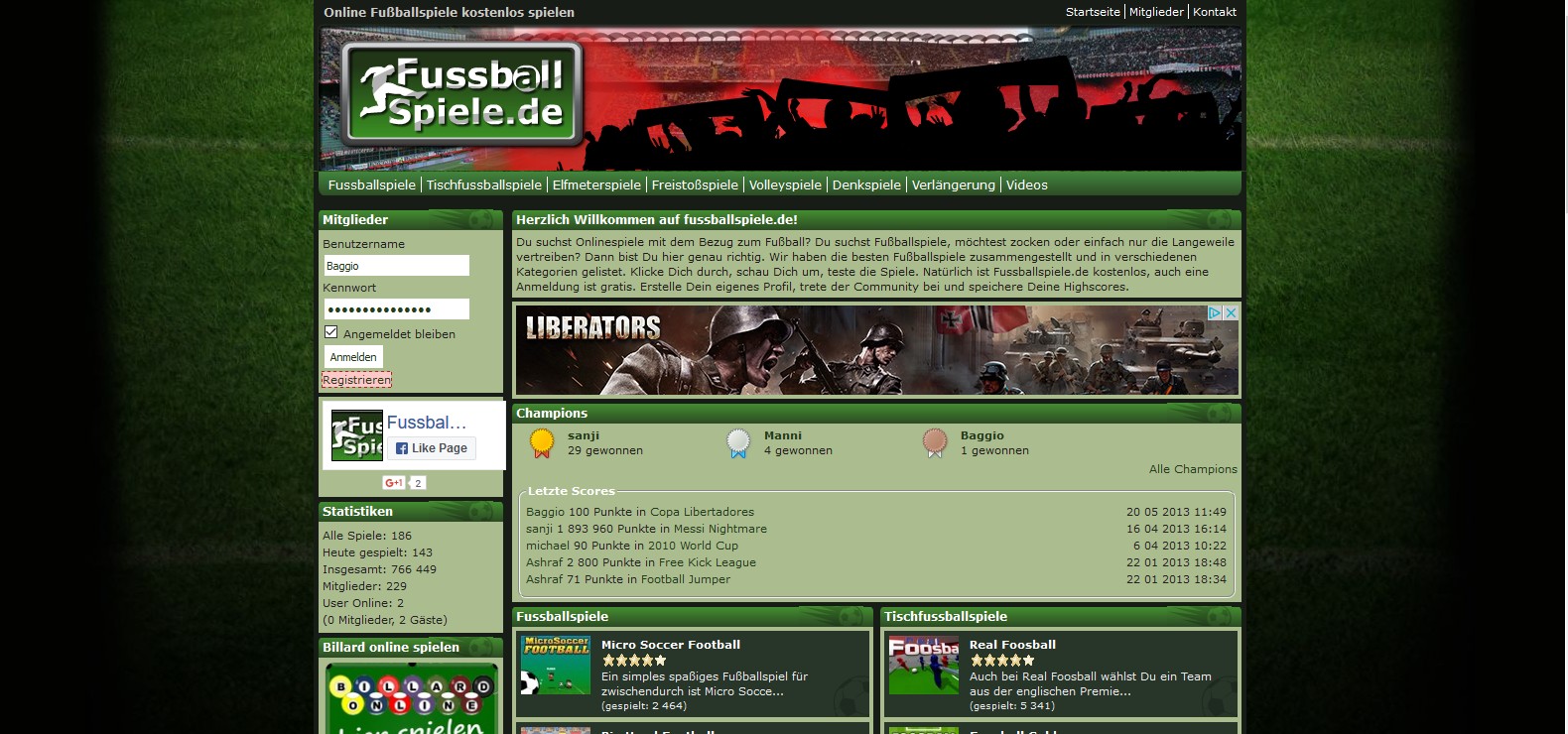 Header onlinefootball.de seit 2013-2023